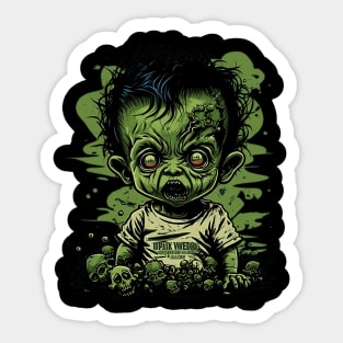 Zombie Baby Sticker